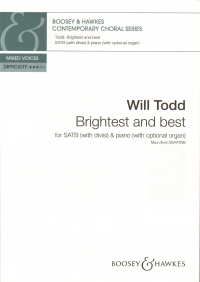 Brightest & Best Todd Satb & Piano Sheet Music Songbook