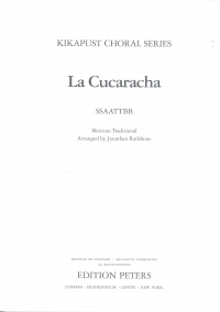 La Cucaracha Rathbone Ssaattbb Sheet Music Songbook