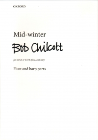 Mid-winter Chilcott Flute & Harp Parts Sheet Music Songbook