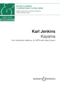 Kayama Jenkins Symphonic Adiemus Ssaatb & Piano Sheet Music Songbook