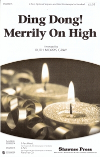 Ding Dong Merrily On High 2 Pt Arr Gray Sheet Music Songbook