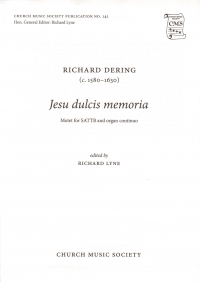 Jesu Dulcis Memoria Dering Sattb & Organ Sheet Music Songbook