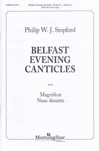 Belfast Evening Canticles Satb & Organ Stopford Sheet Music Songbook