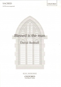 Blessed Is The Man Bednall Satb Unaccompanied Sheet Music Songbook