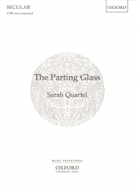 The Parting Glass Quartel Ttbb Unacompanied Sheet Music Songbook