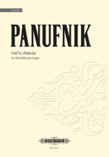 Hallu Alleluia Panufnik Ssatbb & Organ Sheet Music Songbook