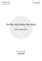 As The Rain Hides The Stars Assersohn Satb Sheet Music Songbook