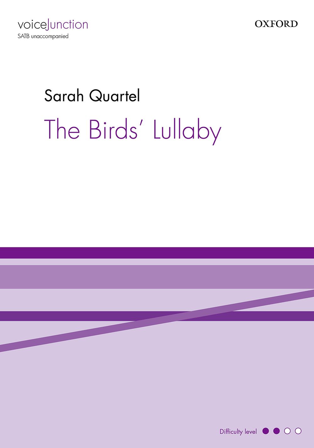 Birds Lullaby Quartel Satb Sheet Music Songbook