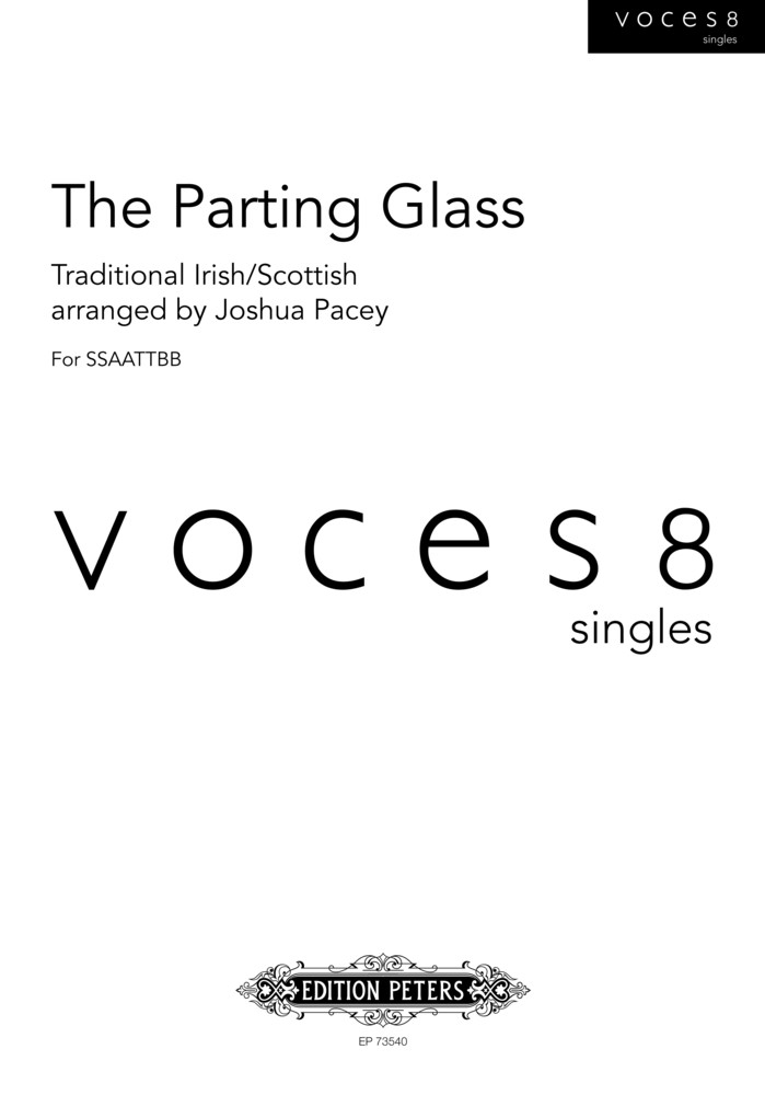 The Parting Glass Trad Arr. Pacey Ssaattbb Sheet Music Songbook