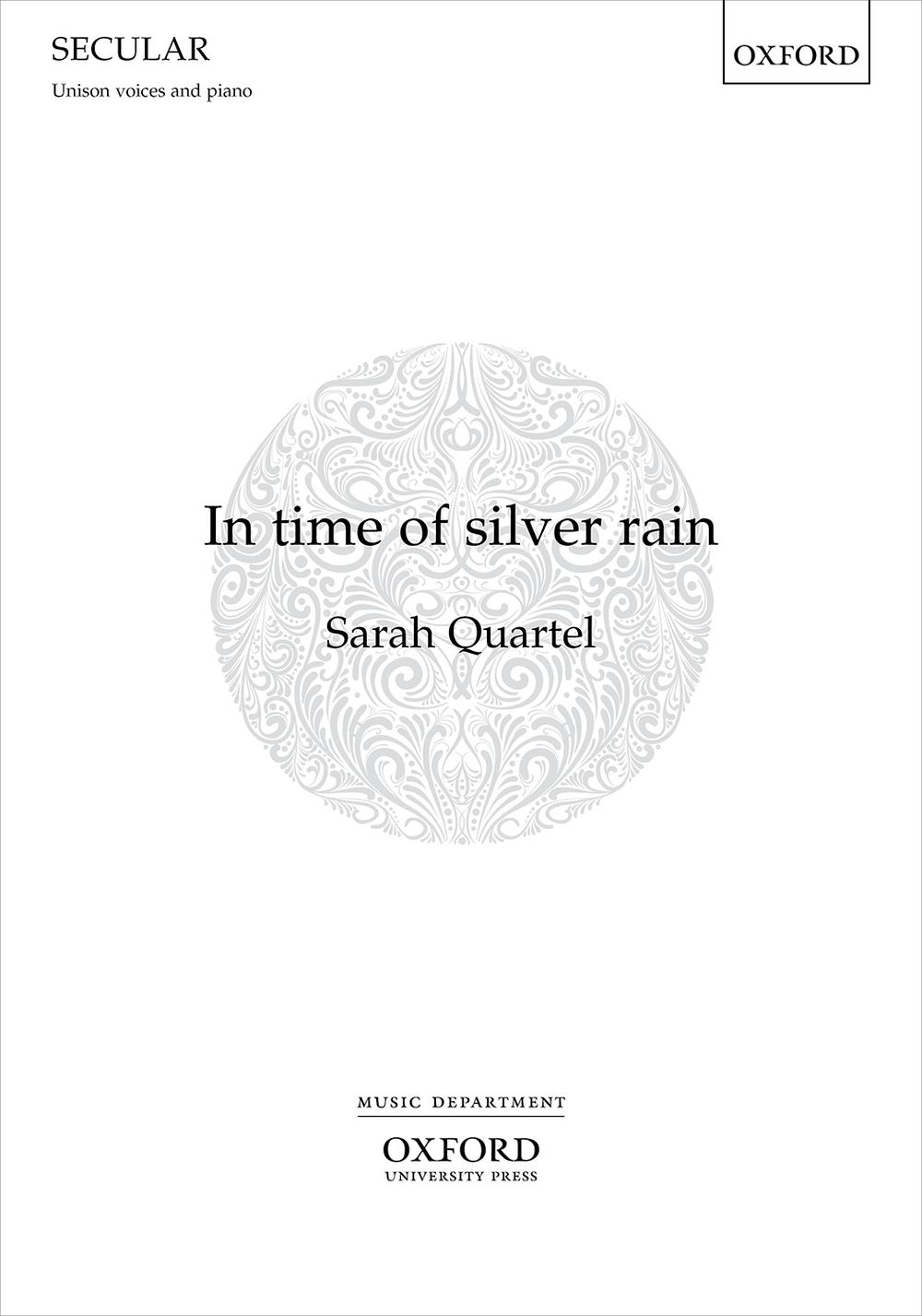 In Time Of Silver Rain Quartel Unison & Piano Sheet Music Songbook