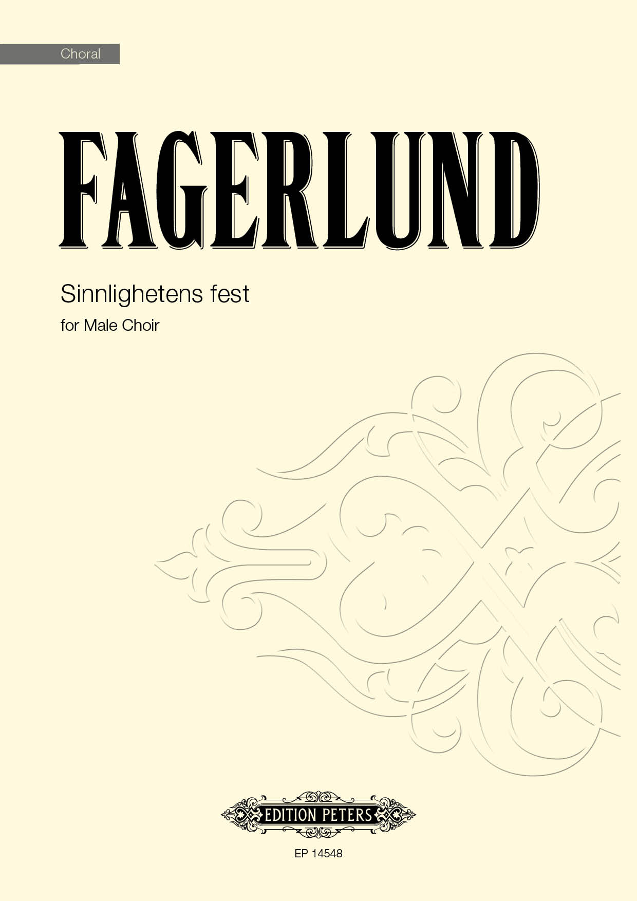 Sinnlighetens Fest Fagerlund Ttbb Sheet Music Songbook