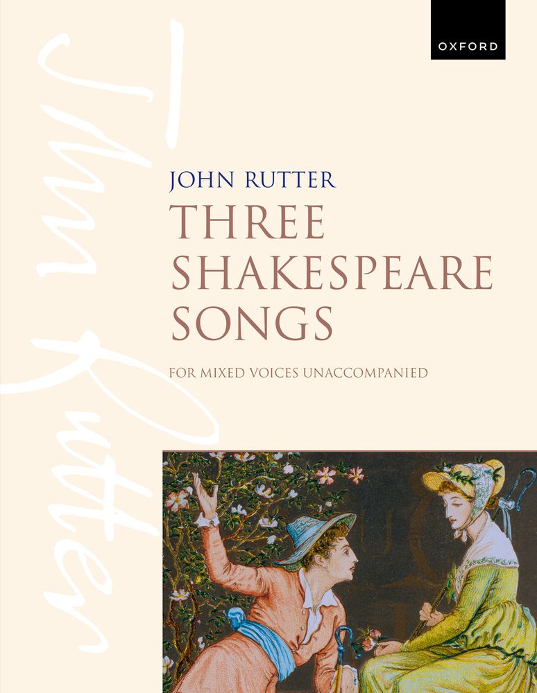 Three Shakespeare Songs Rutter Satbarb Unaccomp Sheet Music Songbook