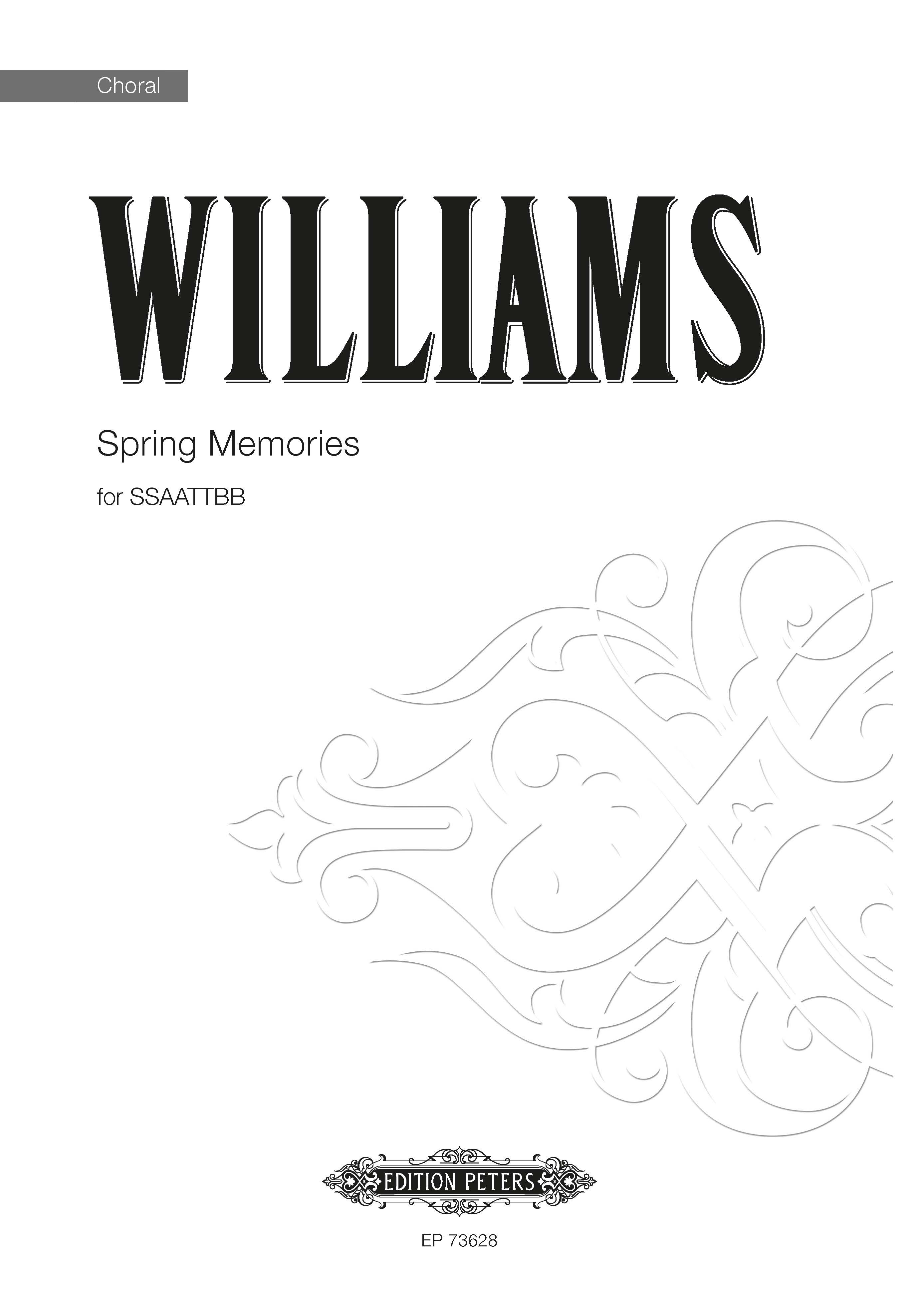 Spring Memories Williams Ssaattbb Sheet Music Songbook