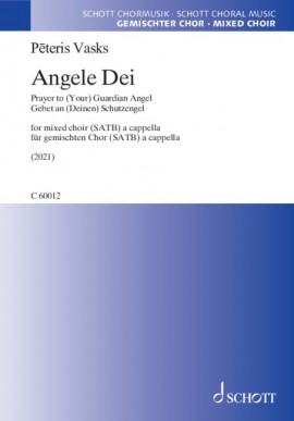 Angele Dei Vasks Satb A Cappella Sheet Music Songbook