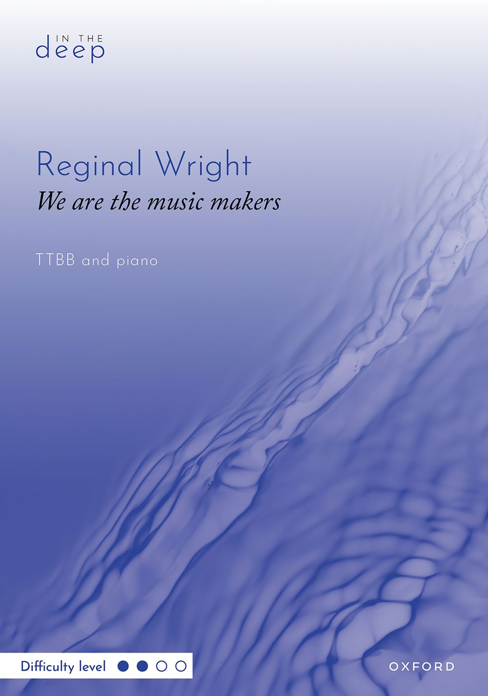 We Are The Music Makers Wright Ttbb & Piano Sheet Music Songbook