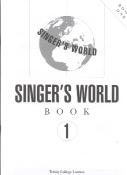 Singers World Book 1 Voice Part Only Sheet Music Songbook