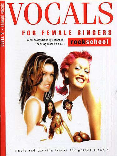 Rockschool Vocals For Female Singers Level 2 Old Sheet Music Songbook