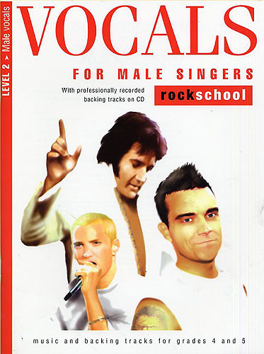 Rockschool Vocals For Male Singers Level 2 Old Sheet Music Songbook