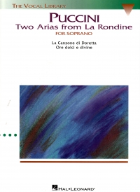 Puccini 2 Arias From La Rondine Sheet Music Songbook