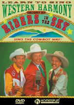 Riders In The Sky Learn To Sing Western Harmony Sheet Music Songbook
