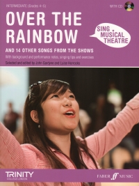 Sing Musical Theatre Over The Rainbow + Cd Sheet Music Songbook