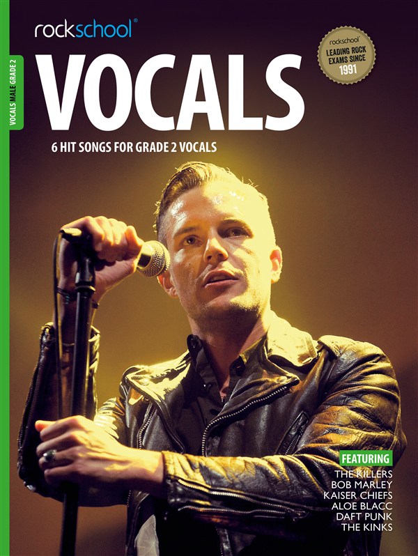 Rockschool Vocals Male 2014 Grade 2 + Online Sheet Music Songbook