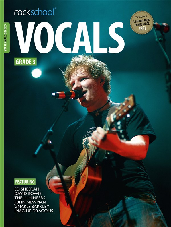 Rockschool Vocals Male 2014 Grade 3 + Online Sheet Music Songbook