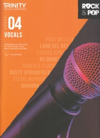 Trinity Rock & Pop 2018 Vocals Grade 4 Sheet Music Songbook