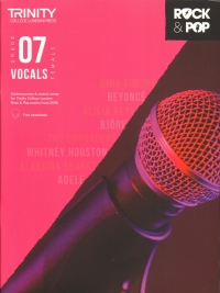 Trinity Rock & Pop 2018 Vocals Grade 7 Female Sheet Music Songbook