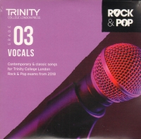 Trinity Rock & Pop 2018 Vocals Grade 3 Cd Sheet Music Songbook