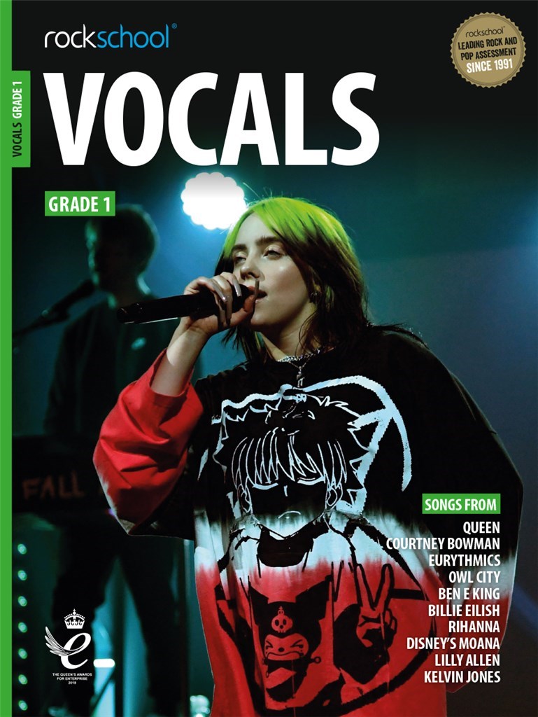 Rockschool Vocals 2021 Grade 1 Sheet Music Songbook