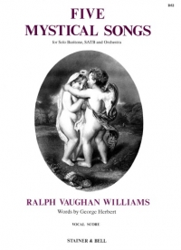 Vaughan Williams Five Mystical Songs Vocal Score Sheet Music Songbook