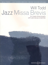 Todd Jazz Missa Brevis Vocal Score Sheet Music Songbook