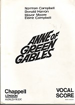 Anne Of Green Gables Vocal Score Sheet Music Songbook