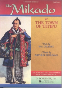 Mikado Sullivan Vocal Score & Dialogue Sheet Music Songbook