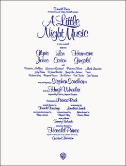 Little Night Music Sondheim Vocal Score Sheet Music Songbook