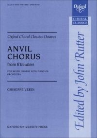 Anvil Chorus (il Trovatore) Verdi Ed. Rutter Vsc Sheet Music Songbook