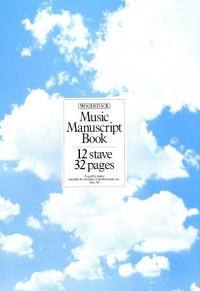 Woodstock 12 Stave 32 Page  Sheet Music Songbook