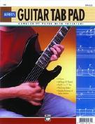 Guitar Tab Pad Stave & Tab Stave Sheet Music Songbook