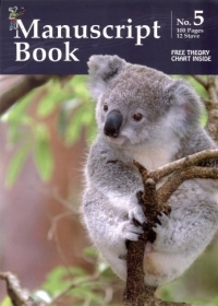 Koala Manuscript No 5 12 Stave 100 Page Pad Sheet Music Songbook