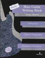 Basic Bass Guitar Writing Book Sheet Music Songbook