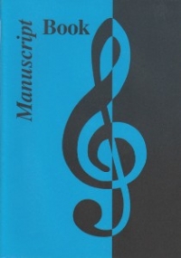 Manuscript Book Blue Sheet Music Songbook