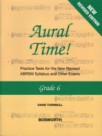 Aural Time Grade 6 Practice Tests Turnbull Revised Sheet Music Songbook
