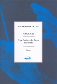 Bliss 8 Fanfares For Brass Ensemble Score Sheet Music Songbook