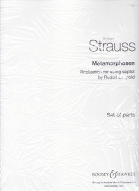 Strauss R Metamorphosen Leopold String Septet Pts Sheet Music Songbook