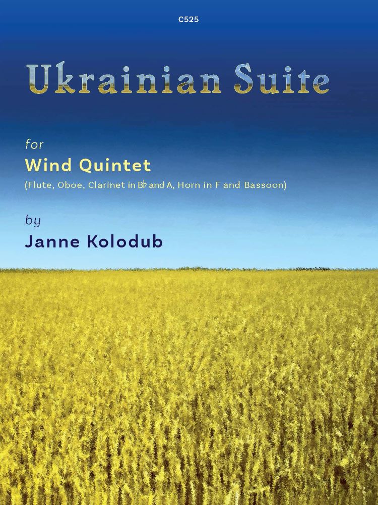 Kolodub Ukrainian Suite Wind Quintet Sheet Music Songbook