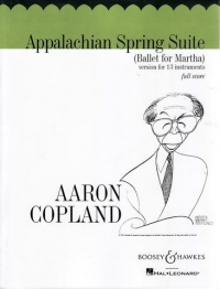 Copland Appalachian Spring (13 Insts) Full Score Sheet Music Songbook