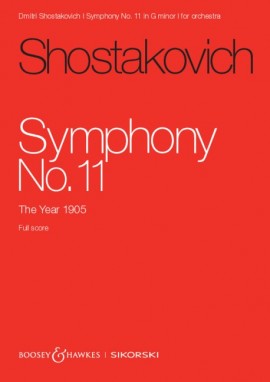 Shostakovich Symphony No. 11 Full Score Sheet Music Songbook