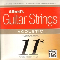 Alfred Guitar Strings Acoustic 11s Extra Light Sheet Music Songbook