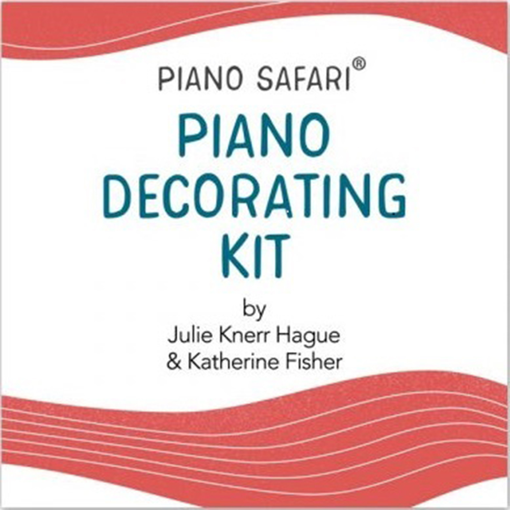 Piano Safari Piano Decorating Kit Sheet Music Songbook